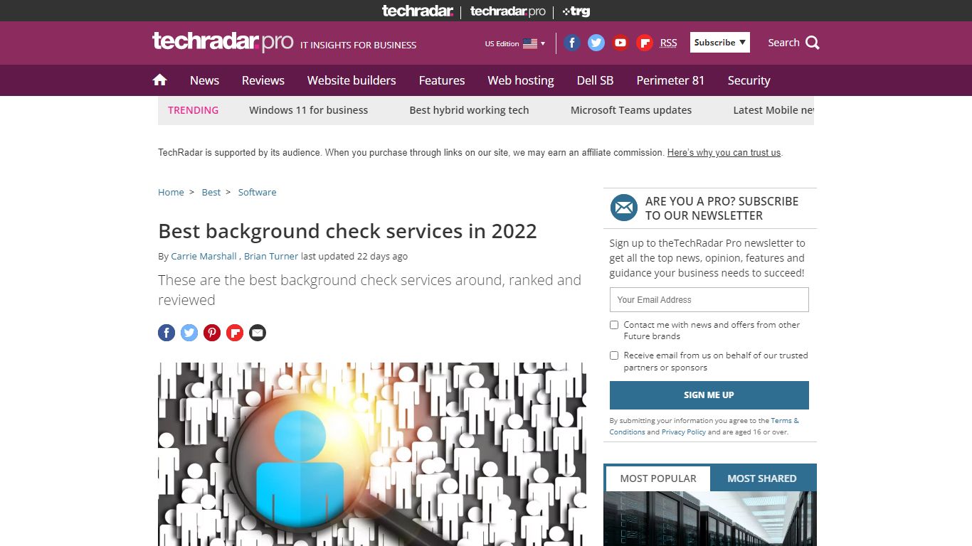 Best Background Check Services In 2022 | TechRadar